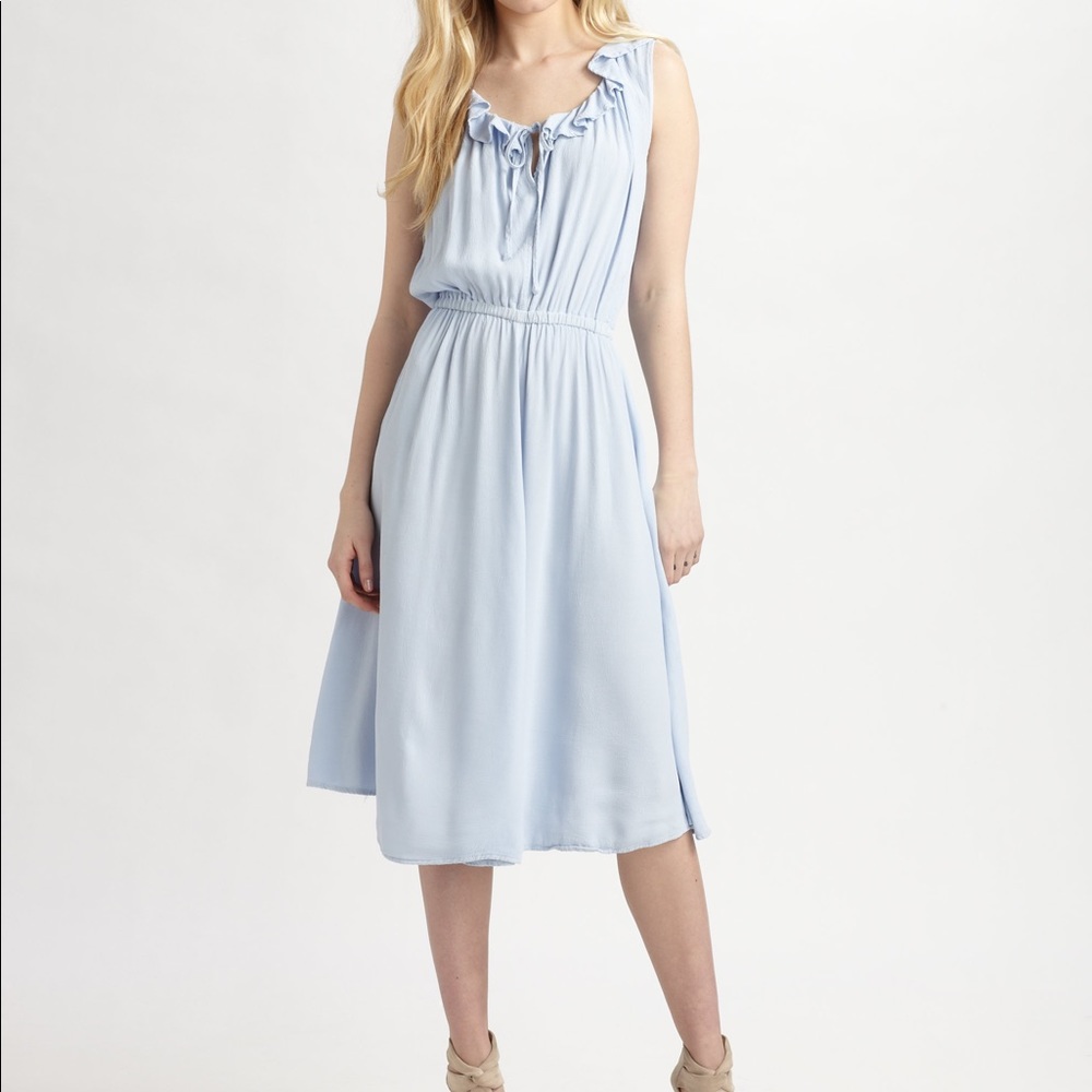 Elizabeth and James textile light blue dress